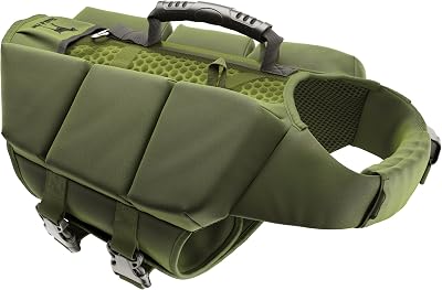 Noah & Paw hundflytväst, flytväst för hundar enligt mänskliga standarder, simväst för hundar, 3x skumstöd för Max Dogs flytväst, andningsbart nät, Veste de Flottaison pour Chien (storlek M)