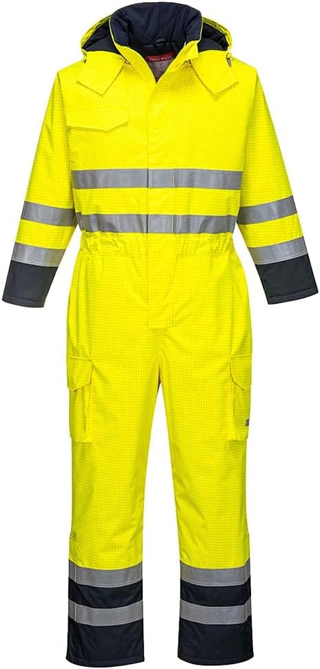 Portwest S775 Bizflame Rain Hi-Vis Overall Ventilerande Tyg FR Bomullsfoder