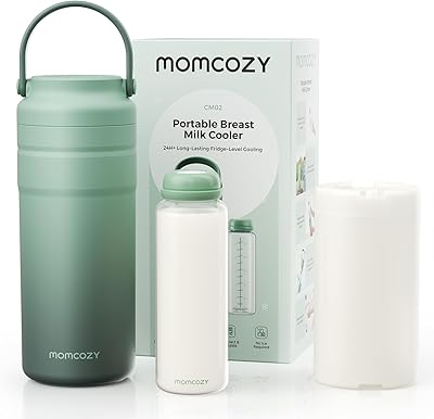 Momcozy Bärbar bröstmjölkkylare för utomhusbruk