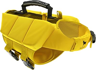 Noah & Paw hundflytväst, flytväst för hundar enligt mänskliga standarder, simväst för hundar, 3x skumstöd för maximal flytkraft, andningsbart nät, Veste de Flottaison pour Chien (storlek XS)