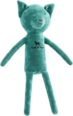 Noah & Paw Lyxig hundleksakskorg-set, gosedjur för hundar, barnleksaker, valpleksaker med förstärkta sömmar för små hundar, perfekt som babypresent, födelsedagsleksak för hundar