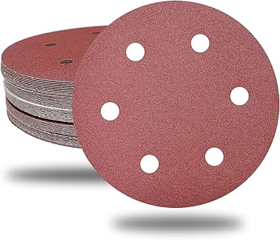 CUBEWAY Slipskivor 225 mm kardborreband – 30 stycken P120 korn – professionella slipskivor för gipsskivor, långhalsslipmaskin och excenterslipmaskin
