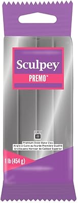 Skulptur lera set, silver, 0,5 kg