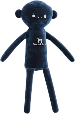 Noah & Paw Lyxig hundleksakskorg-set, gosedjur för hundar, barnleksaker, valpleksaker med förstärkta sömmar för små hundar, perfekt som babypresent, födelsedagsleksak för hundar