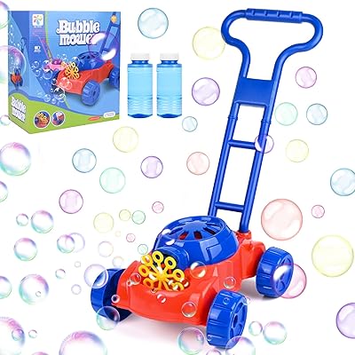 Tvålbubblor gräsklippare