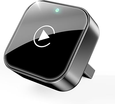 Carplay 2-i-1 trådlös adapter med Carplay-kabel (USB till C) metalldesign, CarPlay mini trådlös adapter för iPhone iOS 10+ och Android 11+