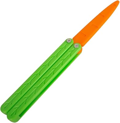 XPJBKC Balisong, Träningsfäderkniv, Plast Butterfly Knife, 3D-tryckta Fäderknivar, för Tärningskastningsfärdighetsövning, lämpad för nybörjare