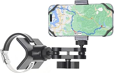 CamKix BarGrip telefonfäste för UTV RZR rullstänger alla former 4,7 cm – 2 tum – för telefoner med 4,7 tum – 7,1 tum skärmstorlekar kompatibla med RZR SxS Polaris, CanAm, Honda, Kawasaki, Wildcat