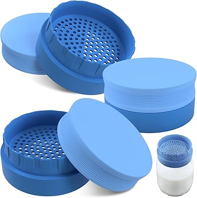 [3-pack] Kefir glasburk sil lock för att göra kefir utan träskor – för mjölk kefir korn och vattenkefir korn – Kefir startkit för hemjäsning – kefir sillock