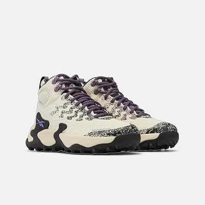 Reebok dam KITARI DMX sneakers, Alabaster/tvättad svart/lila fusion, 35 EU, Alabaster tvättad svart lila fusion, 35 EU