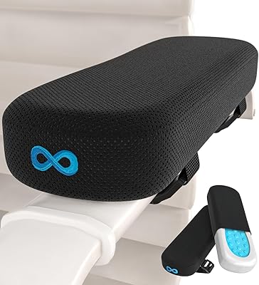 Everlasting Comfort armstöd kudde – kontorsstol armstödsöverdrag för skrivbordsstol (set med 2)