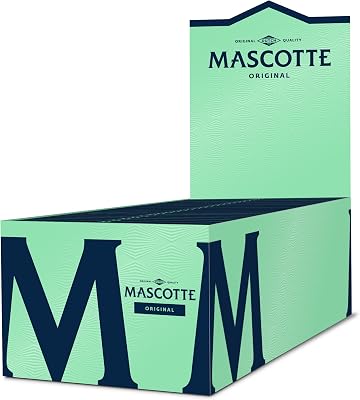 Mascotte® Original 50 x 100 heftchen | Drehtabak Zigarettenpapier kurz | Gleichmäßig brennende Drehpapier | 5000 Blättchen