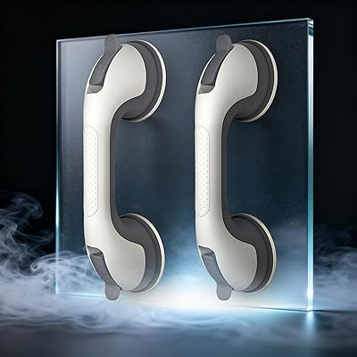 2-pack handräcken för duschhandtag, äldre hjälpprodukter, grå-silver