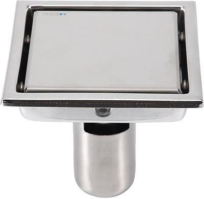 Floor Drain 304 Stainless Steel Anti Odor Insert Square Shower Floor Drain Strainer For Bathroom Toilet Kitchen 110 X 110 Mm