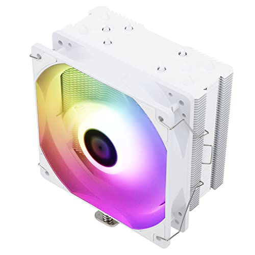 Thermalright Assassin King 120 SE ARGB CPU Air Cooler, AK120 SE ARGB, 5 värmepipes, AGHP-teknik, TL-C12CW-S PWM Quiet CPU-kylare med S-FDB-lager, för AMD AM4 AM5/Intel 1151/1155/1200/1700