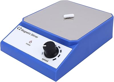 GOWENIC Magnet Stirrer, 2500PRM Electric Magnetic Mixer with Stirrer Bar, Max Stirring Capacity 2000ml, for LAB and Home Brewing (EU)