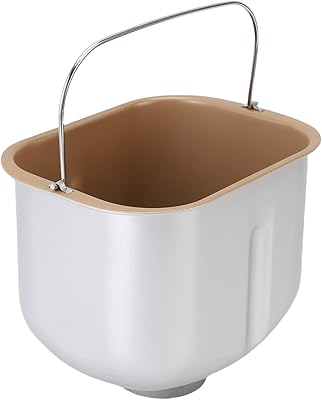 GOWENIC Brödmaskin Bakning Hink, Rostfritt Stål Brödtillverkare Inre Ersättningsdel med Non Stick Beläggning Knådning Paddel för Hem Kommersiella Bagerier