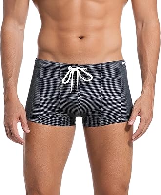 Donason Herr Badbyxor Snabbtorkande Badshorts Beach Board Shorts Sommar Tajta Badkläder Elastiska Surfboxare för Män Andningsbara Baddräkter Vattensport Korta