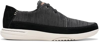 Clarks Easeway Lace Mens Black Combi, 6