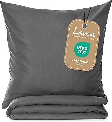 Lavea® Täcklakan 90x200 cm – mjukt och andningsbar mikrofiber – för madrasser upp till 35 cm – med resår runt om – oeko-tex certifierad – Marinblå