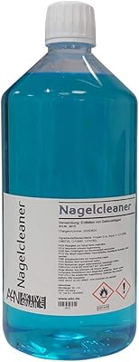 Nagelrengörare för gelnaglar avfettningsmedel rengöringsmedel isopropanol (rengörare blå 1000 ml)