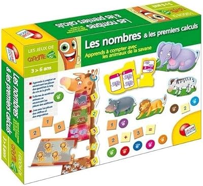 Lisciani Giochi - F38701 - Pedagogiskt och vetenskapligt spel - siffror och första beräkningar