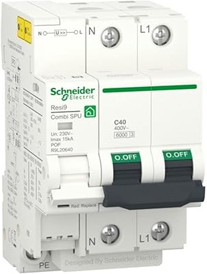 Schneider Electric Resi9 Combi SPU 1PN C 40A varumärke