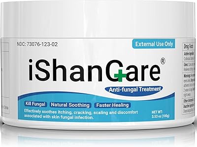 Antifungal Cream, All Natural Herbal Anti Fungal Skin Cream för fotsvamp, klåda, ringorm, Tinea Versicolor, jästinfektion, 3,53 OZ