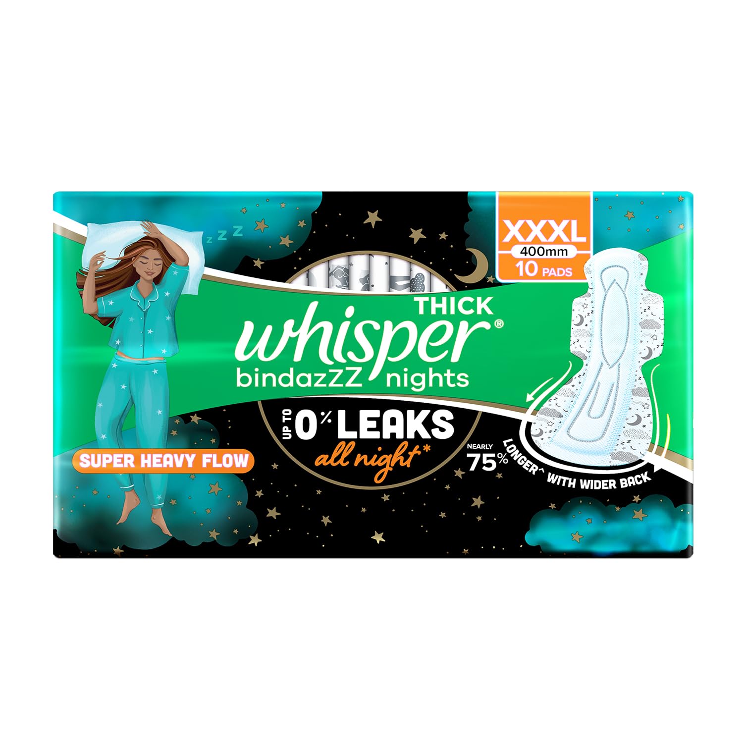 Whisper Ultra Nights XXXL 10 dynor