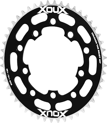 XOUX NEXOR 48T Chainring 3/32" 110/130mm Old School BMX, Black