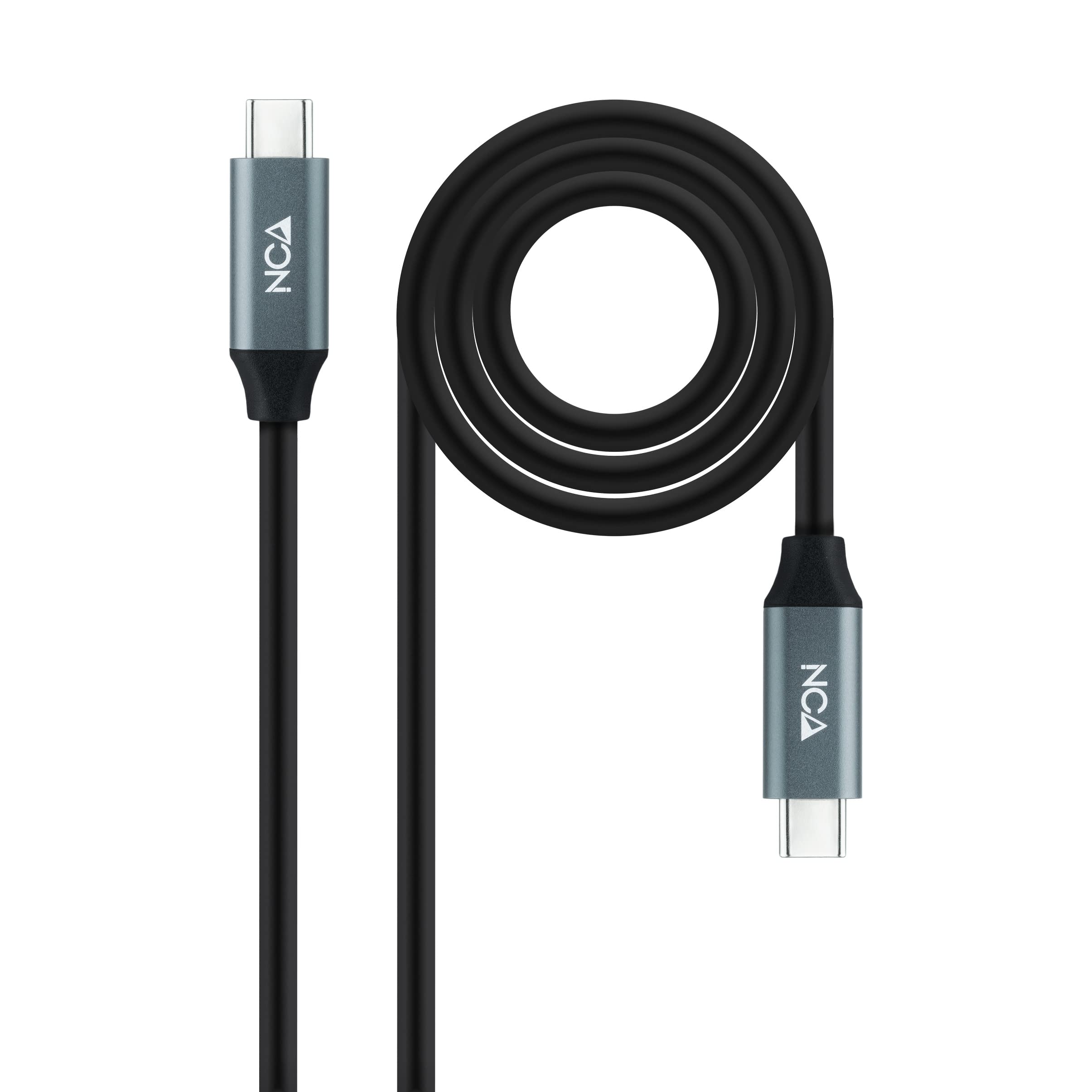 NANOCABLE 10.01.4300-100W 4K/60Hz, USB-C M/M, 0,5 m