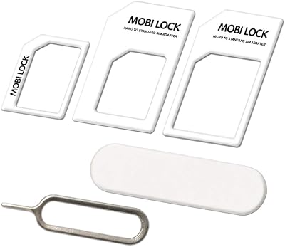 6-i-1 SIM-Kortadapterkit, Micro, Nano & Standard, för iPhone & Android