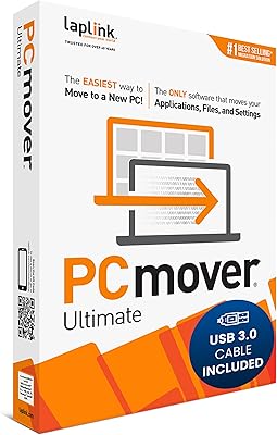Laplink Software PCmover Ultimate 11 – 1 användning med SuperSpeed USB 3.0-kabel