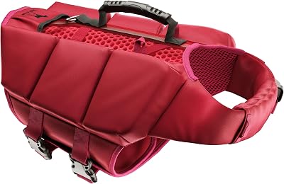 Noah & Paw hundflytväst, flytväst för hundar enligt mänskliga standarder, simväst för hundar, 3x skumstöd för Max Dogs flytväst, andningsbart nät, Veste de Flottaison pour Chien (storlek L)
