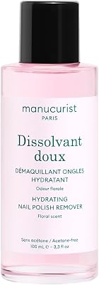 Manucurist - Mild Nagellacksborttagning Green & Active, Acetonfri, Tar Bort Lack på 30 Sekunder, 98,5% Naturligt Ursprung, Vitamin C & E - 100 ml