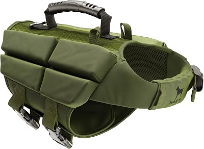 Noah & Paw hundflytväst, flytväst för hundar enligt mänskliga standarder, simväst för hundar, 3x skumstöd för maximal flytkraft, andningsbart nät, Veste de Flottaison pour Chien (storlek XS)