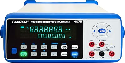 PeakTech 4075 - Digital bänkmultimeter ~ 4 5/6 st~ med USB, LAN, Bluetooth