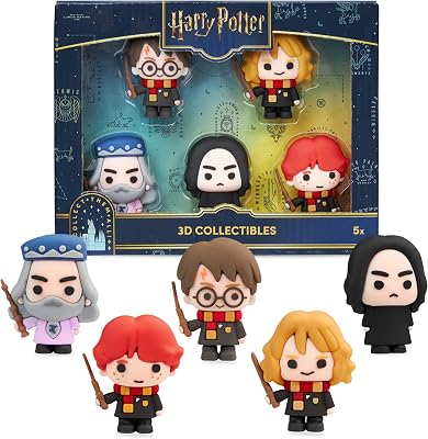 Få trend Harry Potter 5 st statyett set (flerfärgad Harry Potter)
