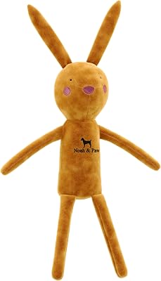 Noah & Paw Lyxig hundleksakskorg-set, gosedjur för hundar, barnleksaker, valpleksaker med förstärkta sömmar för små hundar, perfekt som babypresent, födelsedagsleksak för hundar