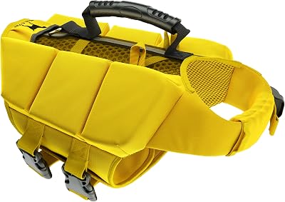 Noah & Paw hundflytväst, flytväst för hundar enligt mänskliga standarder, simväst för hundar, 3x skumstöd för maximal flytkraft, andningsbart nät, Veste de Flottaison pour Chien (storlek S)