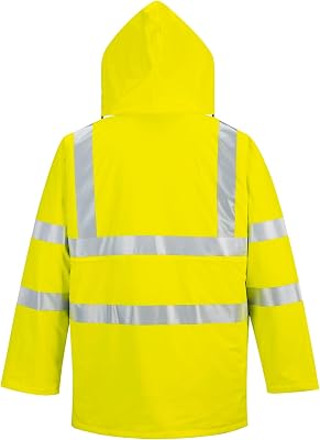 Portwest S490 Ultra Arbetskläder Jacka Med Huva Vattentät Reflekterande