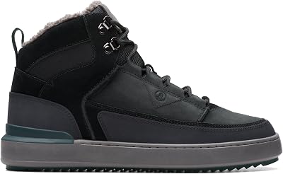 Clarks Herr Courtlitebt Wp ankelboots, Black Wlinedcomb, 39.5 EU