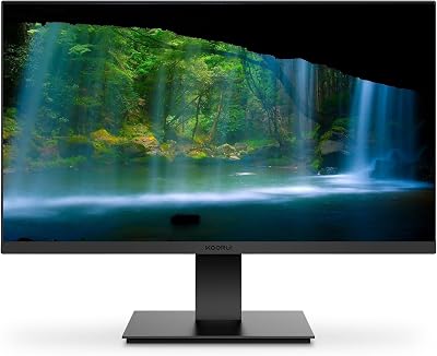 KOORUI E2711F 27 tums PC-skärm, FHD 1920 x 1080 100 Hz skärm, IPS, adaptive Sync HDMI 1.4, ögonvård, lutbar från -5° till 15°, VESA 100 x 100 mm