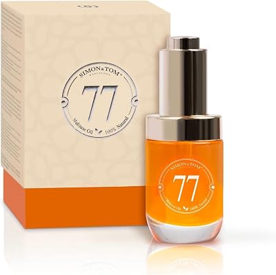 Simon&Tom 77 Luxury Beauty Oil Organiskt Serum Regenererar och skyddar huden, Argan, Avokado, Sesam och Mosqueta-ros, för Jaderulle eller Dermaroller, 30 ml
