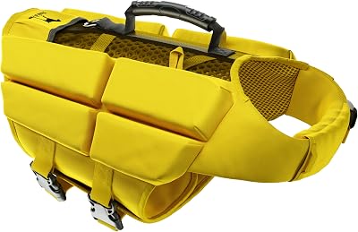 Noah & Paw hundflytväst, flytväst för hundar enligt mänskliga standarder, simväst för hundar, 3x skumstöd för Max Dogs flytväst, andningsbart nät, Veste de Flottaison pour Chien (storlek L)