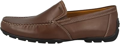 Geox U MONER V herr MOCCASINS, kaffe, 41 EU