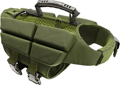 Noah & Paw hundflytväst, flytväst för hundar enligt mänskliga standarder, simväst för hundar, 3x skumstöd för maximal flytkraft, andningsbart nät, Veste de Flottaison pour Chien (storlek S)