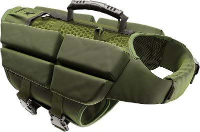 Noah & Paw hundflytväst, flytväst för hundar enligt mänskliga standarder, simväst för hundar, 3x skumstöd för Max Dogs flytväst, andningsbart nät, Veste de Flottaison pour Chien (storlek M)