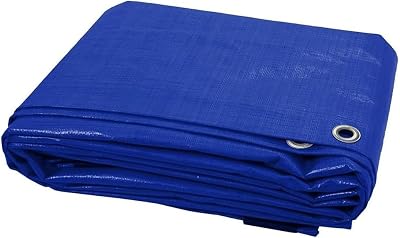 Blue Tarpaulins | 12 ft x 9 ft (9 x 12 ft) | 1 Sheet per Bale | Multifunctional Heavy Duty Covers