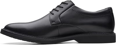 Clarks AtticusLTLoGTX Mens Black Leather, 6